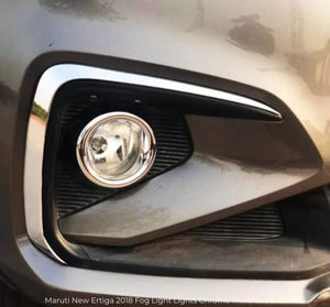 Automaze Chrome Fog Light Show Cover Garnish Trim Compatible For Ertiga 2018-2021 Models(Set of 4 Pc), Styling Car Accessories