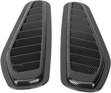 Load image into Gallery viewer, Automaze 2pc Car Air Flow Intake Decorative Scoop Bonnet Vent Hood Cover Universal Air Flow Vent Protection Cover