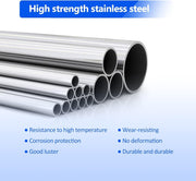 Automaze Universal Fit Car Exhaust Tail Muffler Tip Show Pipe 60mm, Curved Oval, Stainless Steel (Multicolor)