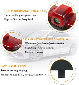 Automaze 2 Pc OE Car Door Shadow Light Ghost Projector Welcome Puddle LED Light Compatible For M-ercedes Cars(Type-2)