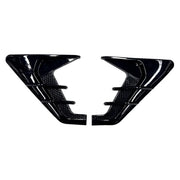 Automaze black universal car fender side vents decorative pair