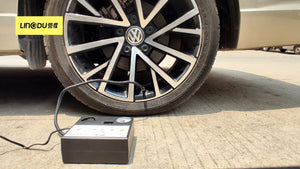 Automaze 12V Electric Car Tire tyre Repair Emergency Kit with Air Pump and Sealant, AM-1613T