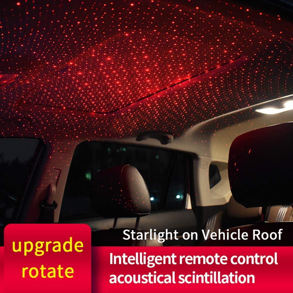 USB Atmosphere Ambient Star Light package contents with adhesive and USB plug