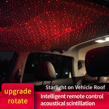 Load image into Gallery viewer, Automaze USB Atmosphere Ambient Star Light LED Decorative Home Full Star Projection Interior Atmosphere Lights for Car Home Party Outdoor (Stars, K5) With Changing Patterns