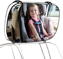 Load image into Gallery viewer, Automaze Car Mirror Baby Rear Facing Seat, Car Seat Glass Mirror for Rear Facing Baby Seat, Ultra Stable and Adjustable 360° Clear View for Backseat