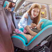 Automaze Car Mirror Baby Rear Facing Seat, Car Seat Glass Mirror for Rear Facing Baby Seat, Ultra Stable and Adjustable 360° Clear View for Backseat