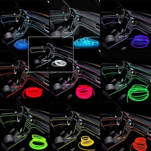 Load image into Gallery viewer, Automaze El Wire 5m/16ft Led Flexible Soft Tube Wire Lights Neon Glowing Car Interior Light DC 12V(Lemon Green)