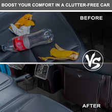Load image into Gallery viewer, Automaze Garbage Bag for Car, Multipurpose Hanging Car Trash Bags with Smart LED, Waterproof Trash Can for Car Back Seat with 15 PCS Disposable Garbage Bags, Black