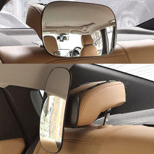 Load image into Gallery viewer, Automaze Car Mirror Baby Rear Facing Seat, Car Seat Glass Mirror for Rear Facing Baby Seat, Ultra Stable and Adjustable 360° Clear View for Backseat