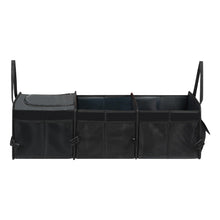 Load image into Gallery viewer, Automaze Sturdy Car Trunk Organizer with Premium Insulation Cooler Bag, Foldable Car Boot Organiser For SUV&#39;s, Multi Compartment Trunk Bag