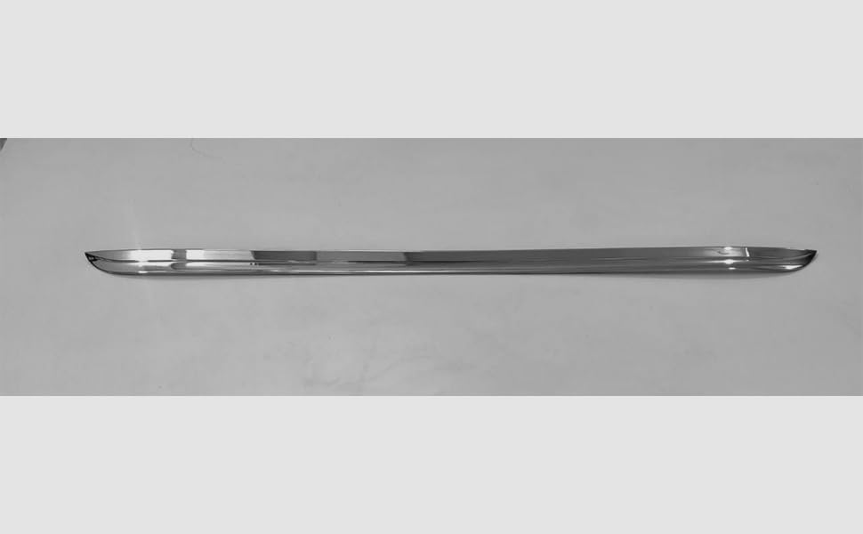 Automaze chrome rear trunk diggy patti garnish strip for Grand Vitara, stainless steel finish exterior accessory.