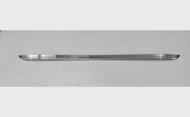 Automaze chrome rear trunk diggy patti garnish strip for Grand Vitara, stainless steel finish exterior accessory.