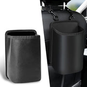 Automaze black back seat hanging storage organizer with straps
