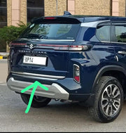 Automaze rear bumper chrome step plate installed on Grand Vitara 2022+