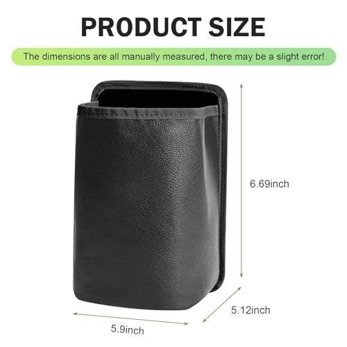 Automaze waterproof black car seat organizer hanging basket bag