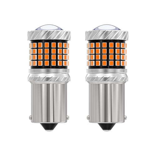 1156 BAU15S Canbus LED Bulb pack of 2 amber LED indicators