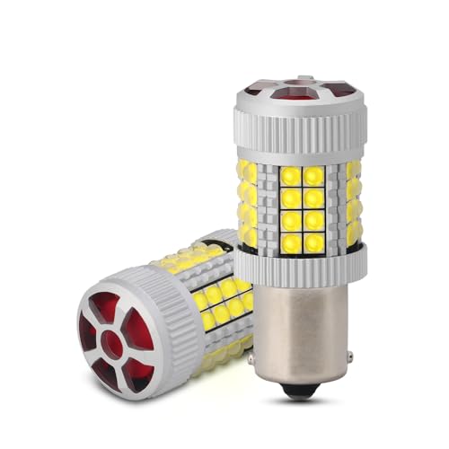 1156 BAU15S Canbus LED Bulb 23W 40 SMD 3030 chips close-up view