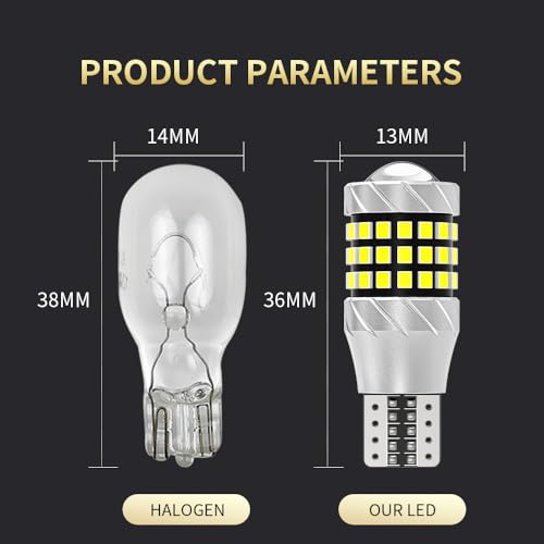 Automaze T15 912 921 Canbus LED Backup Reverse Light White 2pc