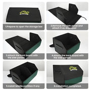 Car Trunk Organizer – PU Leather Foldable Storage Box for SUV & Car