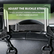 Automaze car organizer adjustable buckle strap installation detail