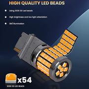 3156 T25 Canbus LED Bulb 3030 LED beads with 360-degree illumination design