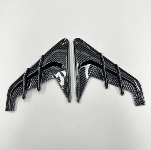Automaze carbon black air flow intake side vents universal pair