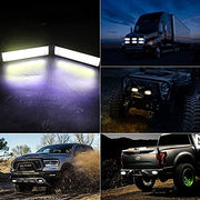 12V Car LED Emergency Flasher Light bright white strobe beam on SUV and truck at night for emergency warning