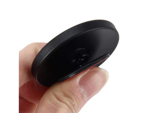 Black blind spot mirror in finger