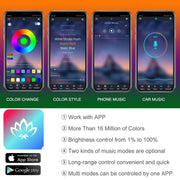 How Mobile app work after connect a led light