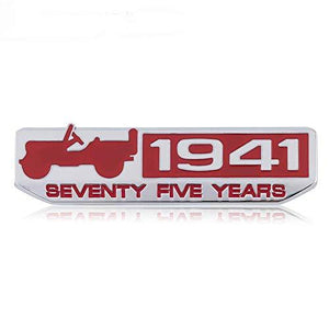 1941 logo for All Jeep in red colour