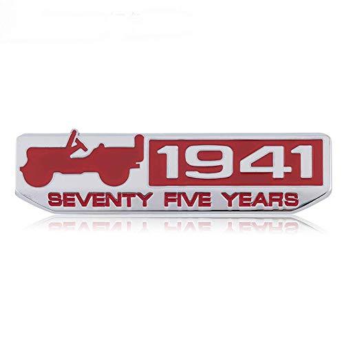 1941 logo for All Jeep in red colour