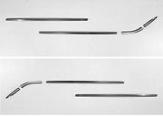 Automaze Car Exterior Lower Window Garnish Trim Chrome in Stainless Steel, for Kia Sonet( Set of 8 Pc)