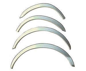 Automaze Stainless Steel Wheel Arch Chrome Fender Lining Trim Moulding For i-20 Active 2015-2018 Models