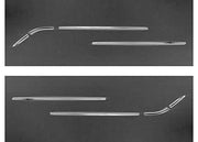 Automaze Car Exterior Lower Window Garnish Trim Chrome in Stainless Steel, for Kia Sonet( Set of 8 Pc)