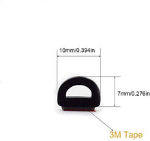 Load image into Gallery viewer, Automaze D-Shape Weatherstrip Door Seal Beading 10mm Height X 7mm Width Automotive Window Door Soundproofing, Insulation Trim, 4 Meters