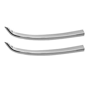 Automaze Front Exterior U Shape Chrome Grill/Garnish/Trim for Hector, Set of 3 Pc
