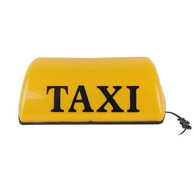 Taxi Cab Bright TOP Board Roof Sign Light Yellow 12V