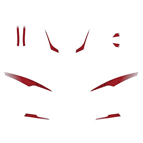 Automaze Scooter Sticker Red Graphics Accessories for Honda Activa(Set of 10 Pc, 0342)