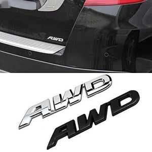 Installed 3d AWD Logo on car