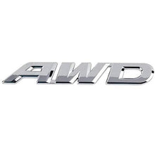 Load image into Gallery viewer, AWD Logo in Chrome Colour for all car 