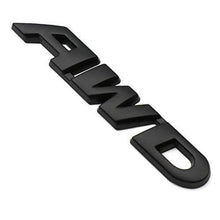 Load image into Gallery viewer, 3D AWD Logo in black colour for all car