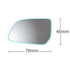 Transparent Blind spot mirror size