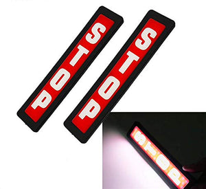 2 X Side Door Safety Warning Light LED Anti Collision-Strobe Function