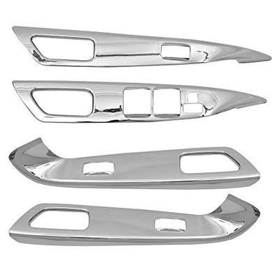 Automaze Interior Decoration Chrome Interior Power Window Kit For Old Innova, 4 Pc Set