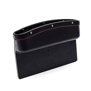 Automaze Car Seat Storage Pockets Box PU Leather Organiser for Car Interior & Keys, Cards, Phone Coins Etc