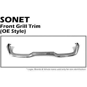 Automaze Tripple Coated Chrome Front Grill For Kia Sonet All Model