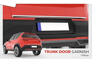Automaze Imported Chrome Rear Trunk Door Steamer Diggy Patti Garnish for Kia Sonet All Models
