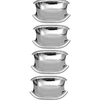 Automaze Chrome Door Bowl Set Cover for Hector, Set of 4 Pc
