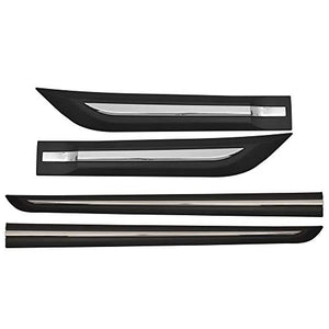 Automaze Car Side Door Chrome/Black Beading, O.E Type for Suzuki Baleno All Models,