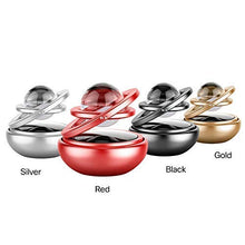 Load image into Gallery viewer, Automaze Car Metal Solar Rotating Air Freshener Perfume with Crystal Ball